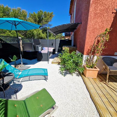 L'Instant Mer - Bord De Mer - Studio Avec Grand Jardin A La Capte Йер Экстерьер фото