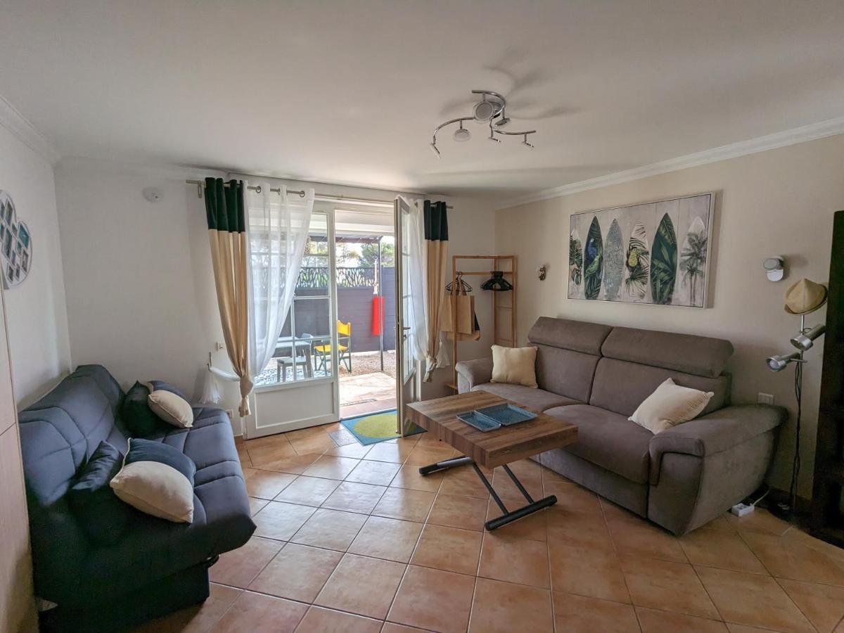 L'Instant Mer - Bord De Mer - Studio Avec Grand Jardin A La Capte Йер Экстерьер фото