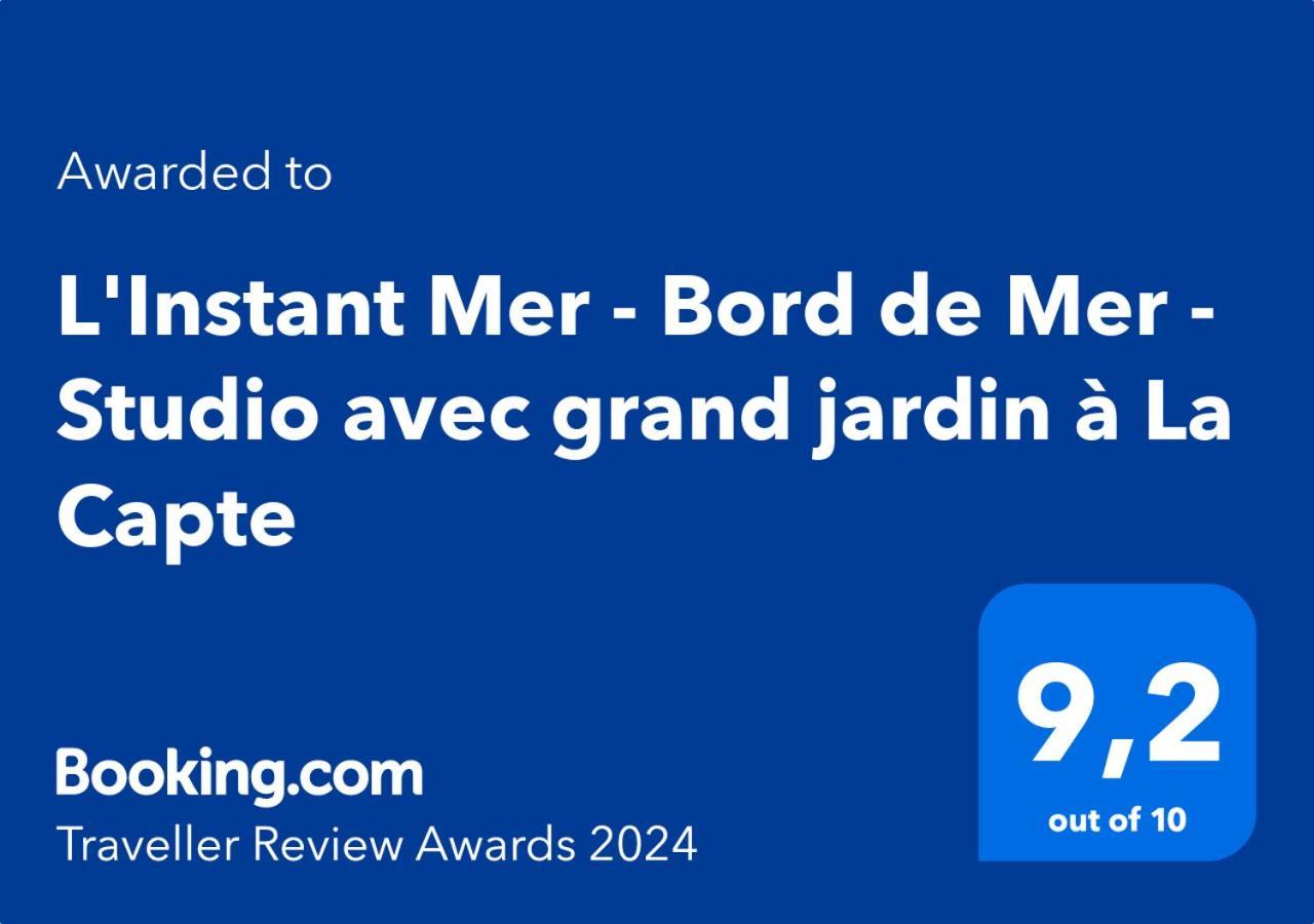 L'Instant Mer - Bord De Mer - Studio Avec Grand Jardin A La Capte Йер Экстерьер фото